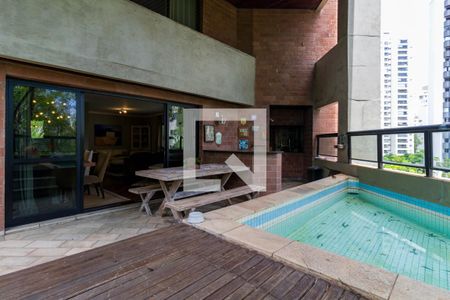 Varanda gourmet de apartamento à venda com 4 quartos, 221m² em Vila Andrade, São Paulo