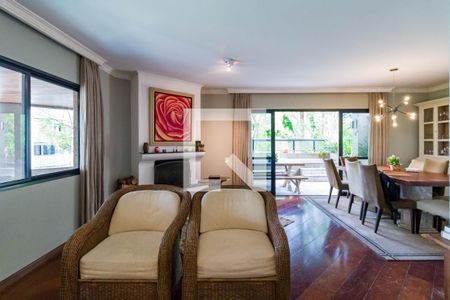 Sala de apartamento à venda com 4 quartos, 221m² em Vila Andrade, São Paulo