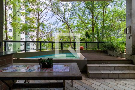 Varanda gourmet de apartamento à venda com 4 quartos, 221m² em Vila Andrade, São Paulo