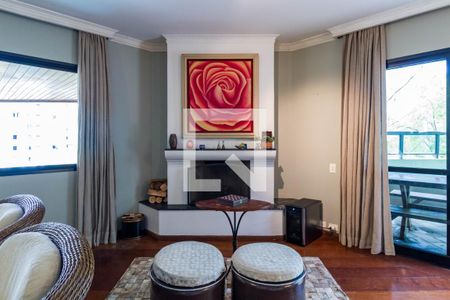 Sala de apartamento à venda com 4 quartos, 221m² em Vila Andrade, São Paulo