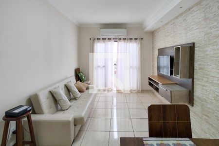 Sala de apartamento para alugar com 1 quarto, 58m² em Nova Mirim, Praia Grande