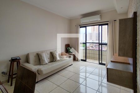 Sala de apartamento para alugar com 1 quarto, 58m² em Nova Mirim, Praia Grande