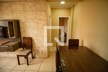 Sala de apartamento para alugar com 1 quarto, 58m² em Nova Mirim, Praia Grande