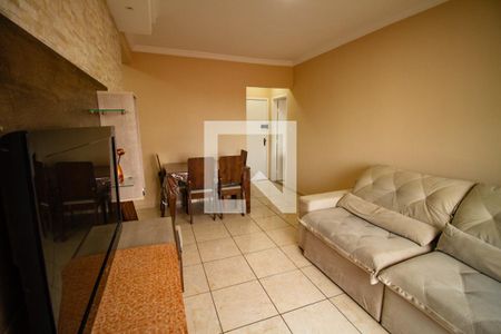 Sala de apartamento para alugar com 1 quarto, 58m² em Nova Mirim, Praia Grande
