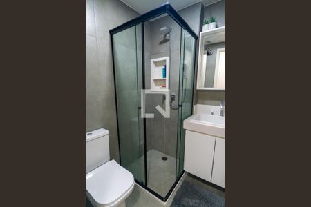 Banheiro da Suíte Detalhe de apartamento à venda com 1 quarto, 63m² em Vila Santa Catarina, São Paulo