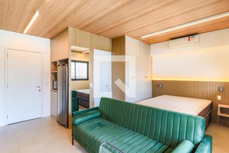 Studio para alugar com 32m², 1 quarto e sem vaga Studio para alugar com 32m², 1 quarto e sem vagaSala/Quarto