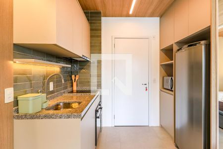 Studio para alugar com 32m², 1 quarto e sem vaga Studio para alugar com 32m², 1 quarto e sem vagaCozinha