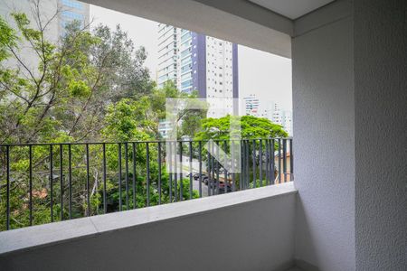 Varanda do Studio de apartamento para alugar com 1 quarto, 29m² em Liberdade, São Paulo