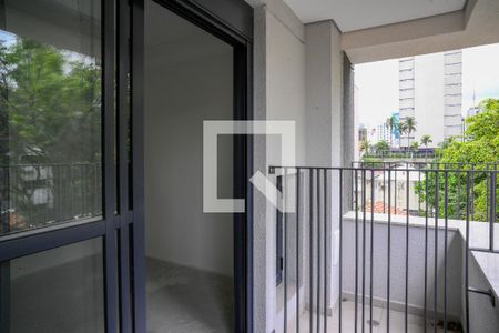 Varanda do Studio de apartamento para alugar com 1 quarto, 29m² em Liberdade, São Paulo