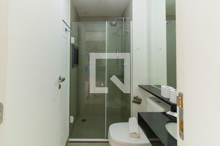 Banheiro de kitnet/studio à venda com 1 quarto, 24m² em Perdizes, São Paulo