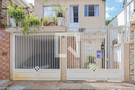 Casa para alugar com 50m², 1 quarto e sem vagaFachada + plaquinha
