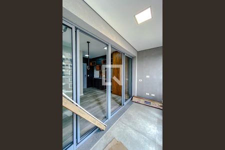 Varanda da Sala/Quarto de kitnet/studio para alugar com 1 quarto, 28m² em Vila Mariana, São Paulo