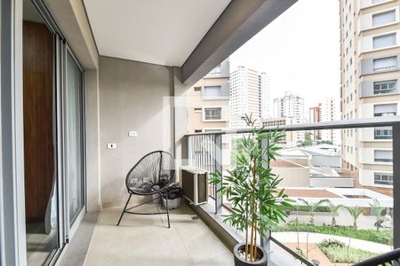 Varanda de kitnet/studio para alugar com 1 quarto, 28m² em Vila Mariana, São Paulo