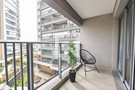 Varanda de kitnet/studio para alugar com 1 quarto, 28m² em Vila Mariana, São Paulo