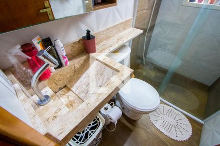 Apartamento à venda com 70m², 2 quartos e 1 vagaBanheiro do quarto 1