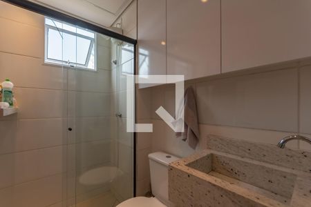 Banheiro Social de apartamento para alugar com 2 quartos, 44m² em Santa Branca, Belo Horizonte