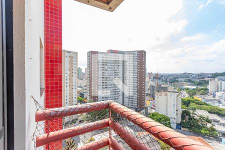 Varanda da sala de apartamento à venda com 3 quartos, 96m² em Centro, Diadema
