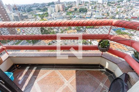 Varanda da sala de apartamento à venda com 3 quartos, 96m² em Centro, Diadema