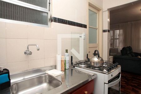 Cozinha de apartamento à venda com 1 quarto, 39m² em Centro Histórico, Porto Alegre