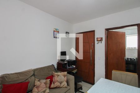 Sala de apartamento à venda com 2 quartos, 46m² em Vila Jardim Leblon, Belo Horizonte