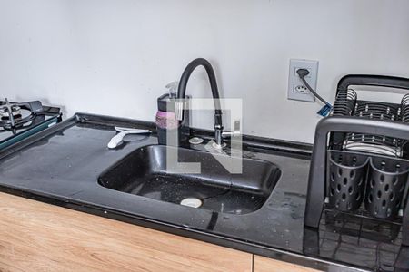 Sala, cozinha e área de serviço de apartamento à venda com 1 quarto, 34m² em Vila Pirituba, São Paulo