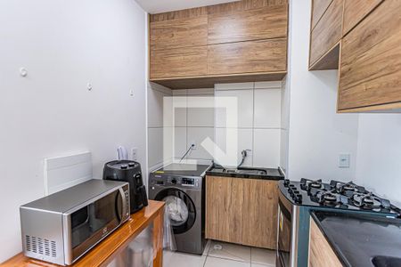 Sala, cozinha e área de serviço de apartamento à venda com 1 quarto, 34m² em Vila Pirituba, São Paulo