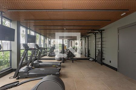 Studio para alugar com 27m², 1 quarto e sem vagaAcademia