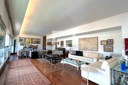 Sala de apartamento à venda com 4 quartos, 247m² em Lagoa, Rio de Janeiro