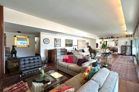 Sala de apartamento à venda com 4 quartos, 247m² em Lagoa, Rio de Janeiro