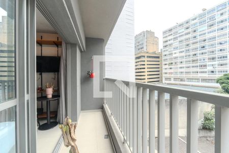 Sacada de kitnet/studio para alugar com 1 quarto, 27m² em Consolação, São Paulo