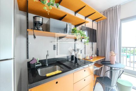 Studio à venda com 27m², 1 quarto e sem vagaCozinha