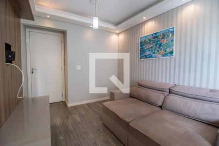 Sala de apartamento para alugar com 1 quarto, 39m² em Novo Mundo, Curitiba