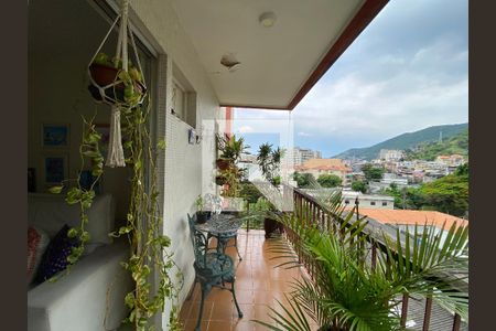 Varanda da Sala de apartamento à venda com 3 quartos, 88m² em Lins de Vasconcelos, Rio de Janeiro