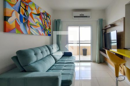 Sala de apartamento para alugar com 2 quartos, 76m² em Guilhermina, Praia Grande