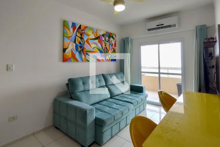 Sala de apartamento para alugar com 2 quartos, 76m² em Guilhermina, Praia Grande