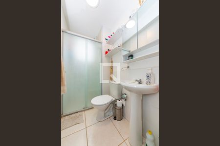 Banheiro Social de apartamento para alugar com 2 quartos, 47m² em Palmeiras, Belo Horizonte