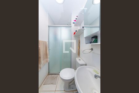 Banheiro Social de apartamento para alugar com 2 quartos, 47m² em Palmeiras, Belo Horizonte