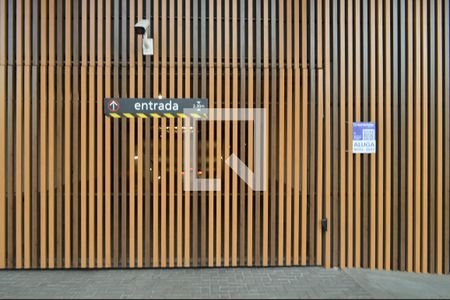 Studio para alugar com 37m², 1 quarto e sem vagaFachada + Plaquinha