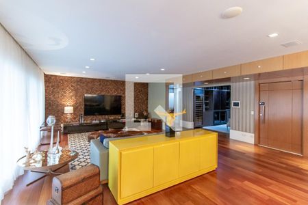 Sala de apartamento à venda com 4 quartos, 307m² em Perdizes, São Paulo