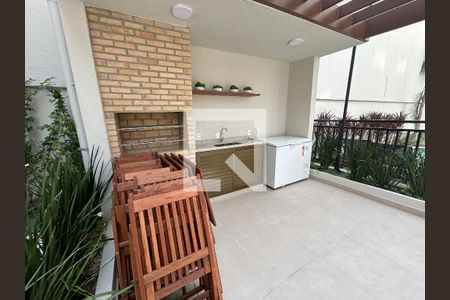 Área comum - Churrasqueira de apartamento para alugar com 1 quarto, 35m² em Todos Os Santos, Rio de Janeiro
