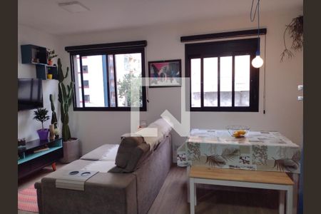 sala de apartamento para alugar com 1 quarto, 33m² em Vila Buarque, São Paulo