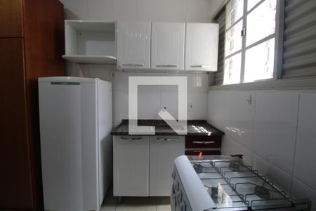 Cozinha de kitnet/studio para alugar com 1 quarto, 30m² em Cidade Universitária, Campinas