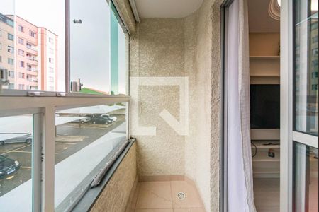 Varanda da Sala de apartamento para alugar com 2 quartos, 72m² em Parque Sao Vicente, Santo André