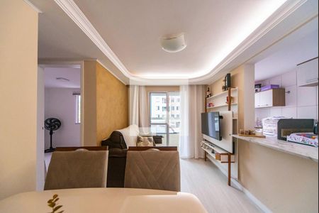 Sala de apartamento para alugar com 2 quartos, 72m² em Parque Sao Vicente, Santo André