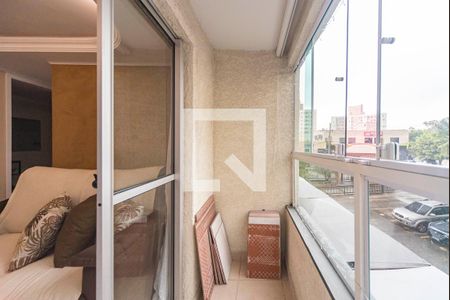 Varanda da Sala de apartamento para alugar com 2 quartos, 72m² em Parque Sao Vicente, Santo André