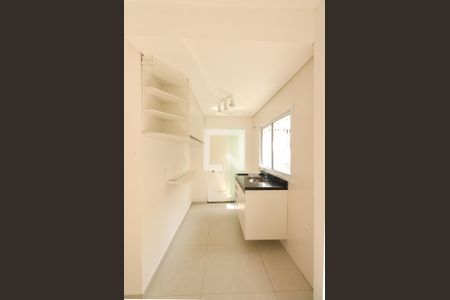 Cozinha de apartamento para alugar com 1 quarto, 40m² em Nova Gerti, São Caetano do Sul