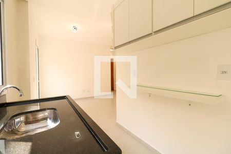 Cozinha de apartamento para alugar com 1 quarto, 40m² em Nova Gerti, São Caetano do Sul