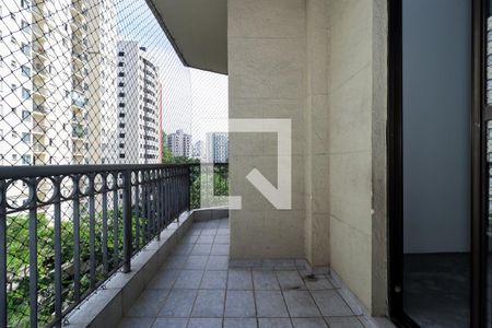 Varanda da Sala de apartamento à venda com 3 quartos, 80m² em Vila Andrade, São Paulo