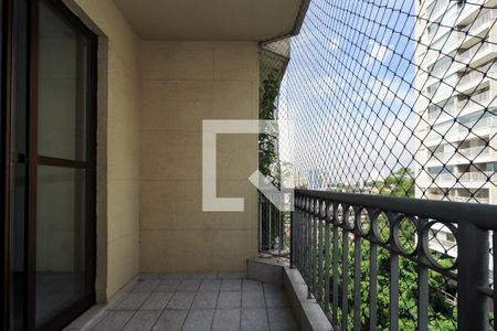 Varanda da Sala de apartamento à venda com 3 quartos, 80m² em Vila Andrade, São Paulo