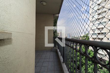 Varanda da Sala de apartamento à venda com 3 quartos, 80m² em Vila Andrade, São Paulo